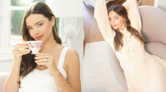 Miranda Kerr gợi ý cách diện váy trắng vừa xinh vừa hack tuổi trông thấy