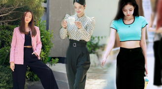 Học sao Hàn phối đồ với quần đen tưởng chừng đơn điệu lại nâng tầm sang xịn miễn bàn