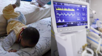Bé 7 tháng ngã từ trên giường xuống đất không quấy khóc, hôm sau bỗng nguy kịch, đến viện đã quá muộn