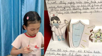 Bé gái 9 tuổi thức gần 'trắng đêm' làm 500 chiếc tai giả gửi các bác sĩ tuyến đầu chống dịch ở Bắc Giang