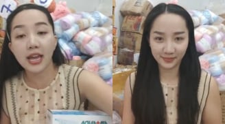Vợ Lê Dương Bảo Lâm vẫn tiếp tục livestream bán hàng công khai dù bị đình chỉ vì bán hàng giả