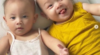 Hà Hồ cảm ơn tổ tiên vì đã đã ban cho cặp song sinh đặc điểm này