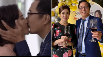 Diễn viên Nguyệt Hằng ái ngại và xấu hổ khi 'hôn' NSND Trọng Trinh trong 'Hãy nói lời yêu'