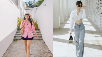 Học hỏi sao Việt cách lên đồ với áo sơ mi biến hóa đa dạng theo nhiều style khác nhau