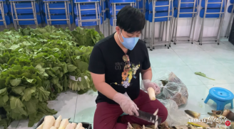 Quang Lê khiến fan xúc động khi tự tay nấu cơm, mua đồ phân phát cho người nghèo