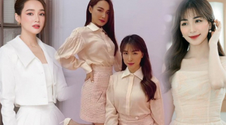 Nhã Phương và Hòa Minzy lên đồ phong cách 'chị chị em em' ngay lập tức gây sốt