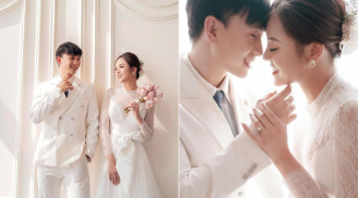 Thu Quỳnh tung bộ ảnh cưới ngọt ngào với Anh Vũ, fan của 'Hương vị tình thân' rần rần phát sốt