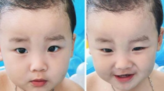 Con trai Hòa Minzy gây sốt với màn vuốt tóc ngược siêu điển trai, thừa hưởng đặc điểm này của mẹ