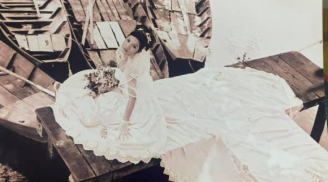 MC Cát Tường bất ngờ đăng ảnh diện váy cô dâu ngày xưa khiến công chúng xôn xao