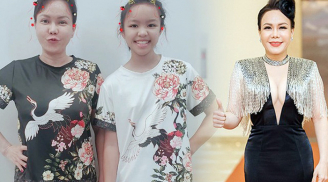 Sở hữu khối tài sản kếch xù, Việt Hương cho con gái mặc đồ bộ 100 nghìn đồng