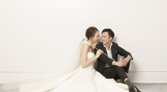 Đàm Thu Trang thanh minh khi bị cho đi giày cao gót nên cao 'vượt mặt' ông xã trong ngày cưới