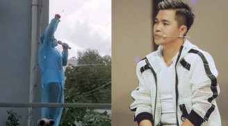 Khoảnh khắc Lê Minh (MTV) cùng các nghệ sĩ hát giữa trời mưa ở khu cách ly gây xúc động