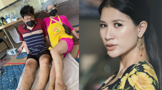 Trang Trần đăng ảnh chân bị ghẻ lở, bức xúc vì bị nói ăn chặn từ thiện