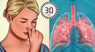 Cách đơn giản tự kiểm tra chức năng phổi ngay tại nhà, không cần thiết bị, ai cũng thực hiện được