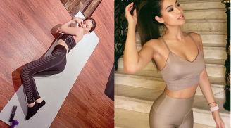 Cùng là khoe thành quả body sau khi tập luyện, Lệ Quyên kém xa đàn em về độ tinh tế