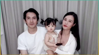 Đông Nhi lần đầu cho con gái lên sóng truyền hình, biểu cảm đáng yêu của ái nữ gây sốt
