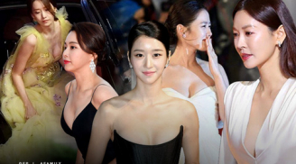 Những 'bộ cánh' đẹp xuất thần trên thảm đỏ Hàn: Son Ye Ji bùng nổ sự gợi cảm, Kim Hye Soo ma mị
