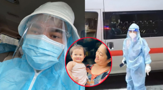 Mẹ vợ Lê Dương Bảo Lâm bị đau cần đi viện, Việt Hương tức tốc đem xe cứu thương xuống giúp đỡ