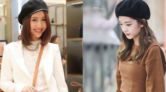 Điểm lại những kiểu mũ đội mùa thu xinh xắn được các mỹ nhân Hàn - Việt yêu thích