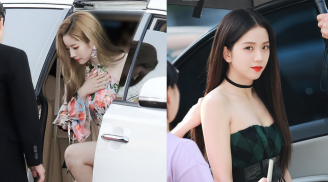 Khí chất sao Hoa - Hàn khi bước xuống xe: Jisoo xinh đẹp tuyệt trần, Rose thần thái sang chảnh