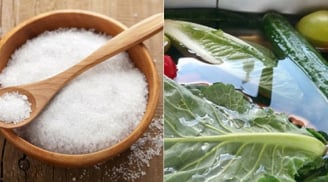 Ngâm rau củ với nước muối để loại bỏ hóa chất: Ai cũng làm nhưng chuyên gia lại phản đối