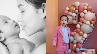 Khung ảnh cực hiếm hoi của Phạm Hương chụp bên con trai đầu lòng lúc vài tháng tuổi