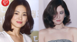 Nhan sắc của Song Hye Kyo trồi sụt thất thường khi để tóc ngắn, lúc thì sang chảnh khi lại già dặn