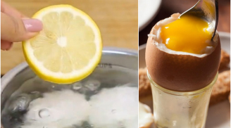 Vắt nửa quả chanh vào nồi rồi luộc cùng trứng, bạn sẽ thấy ngay điều kì lạ chỉ sau 3 phút