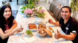 MC Quyền Linh hạnh phúc chia sẻ ảnh được ăn cơm cùng con gái sau 4 tháng rong ruổi làm thiện nguyện