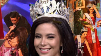 2 Hoa hậu Philippines gặp sự cố hi hữu ngã nhào trên sân khấu chỉ vì giày cao gót và váy áo quá dài