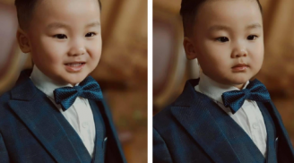 Hòa Minzy 'xả kho' loạt ảnh mừng sinh nhật con trai 2 tuổi, lên đồ bảnh bao như tổng tài nhí