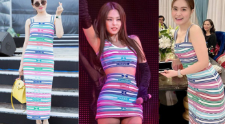 Những mỹ nhân cùng 'đụng hàng' một mẫu váy từ Hàn sang Việt, ai mới là người mix match cao tay nhất?