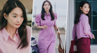 Chị đẹp Shin Min Ah của 'Hometown ChaChaCha' siêu mê màu hồng, mặc bộ nào cũng đẹp