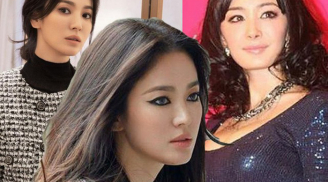 Cùng chọn style makeup mắt thâm và môi bợt, Dương Mịch hoàn toàn 'lép vế' trước Song Hye Kyo