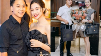 Netizen gặp Hòa Minzy đón chồng từ Úc về, tiết lộ vóc dáng thật của mẹ bỉm ngoài đời