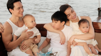 Con trai Leon nhà Hà Hồ gây thích thú với biểu cảm 'lật mặt' chỉ trong tích tắc khi chụp ảnh gia đình