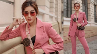Dàn Hoa hậu thử sức với trang phục màu hồng: H'Hen Niê cá tính, Đỗ Thị Hà nổi bật