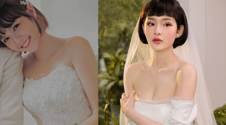Học sao Việt để tóc ngắn khi diện váy cưới không hề nhàm chán mà còn xinh đẹp ngút ngàn