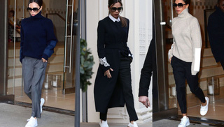 4 kiểu giày bệt yêu thích của Victoria Beckham, đơn giản nhưng không kém phần sang chảnh