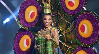 'Ai tét hông' của Kim Duyên được đánh giá là trang phục dân tộc đẹp nhất Miss Universe 2021