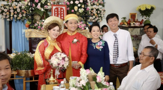 Bà xã Quý Bình chia sẻ hình ảnh hiếm hoi trong hôn lễ 1 năm trước, ngầm xác nhận đang bầu bí