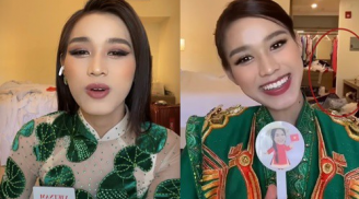 Đỗ Thị Hà bị nhắc nhở vì một thói quen xấu khi livestream tại Miss World 2021