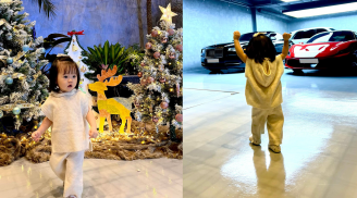 Con gái Cường Đô La checkin sương sương mừng Noel nhưng background tỏa ra mùi tiền phía sau mới gây chú ý