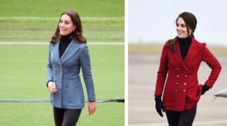 Công nương Kate Middleton ưng mẫu nào liền sắm luôn 2 màu để không phải mất công chọn lựa