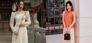 Áo cổ yếm đang dần trở thành hot trend, từ áo dài cho đến thời trang dạo phố