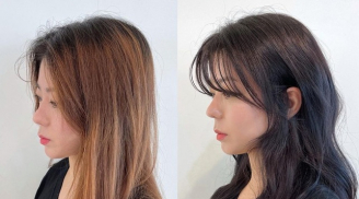 Những hình ảnh cho thấy nhuộm tóc tông màu trầm giúp visual trẻ trung hơn màu sáng