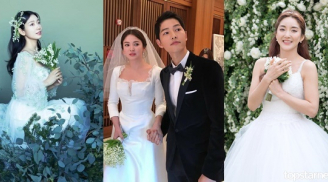 Những mẫu váy cưới đẹp nhất nhì làng giải trí Hàn Quốc khiến netizen xuýt xoa không ngừng