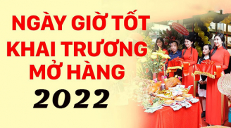 Chọn ngày đẹp khai trương năm 2022 để cả năm 'hái no' lộc lá