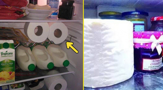 Để 2 cuộn giấy vệ sinh vào tủ lạnh, công dụng thần kỳ khiến ai cũng bất ngờ