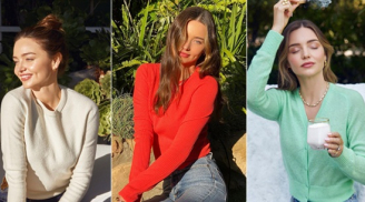 Cựu thiên thần Miranda Kerr 39 tuổi vẫn có style diện áo len vô cùng trẻ trung, sành điệu